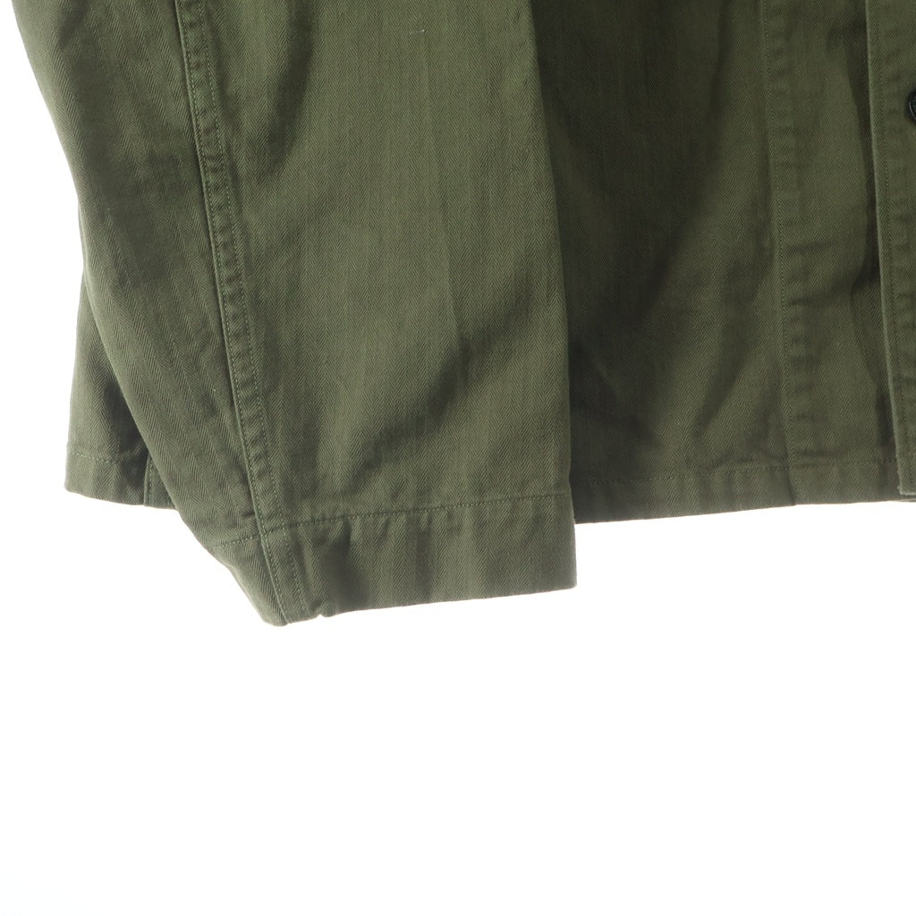 JELADO(ジェラード) HBT Field Jacket ヘリンボーンツイル ミリタリー フィールドジャケット カーキ CM43