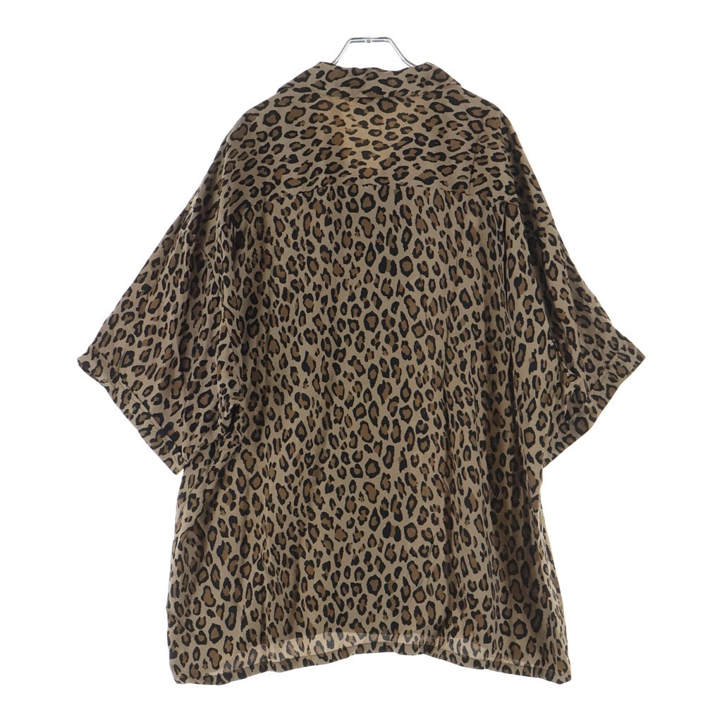 JELADO(ジェラード) STARRY GATE Leopard Pattern Vincent Shirt レオパード レーヨン オープンカラー ヴィンセント 半袖シャツ ブラウン