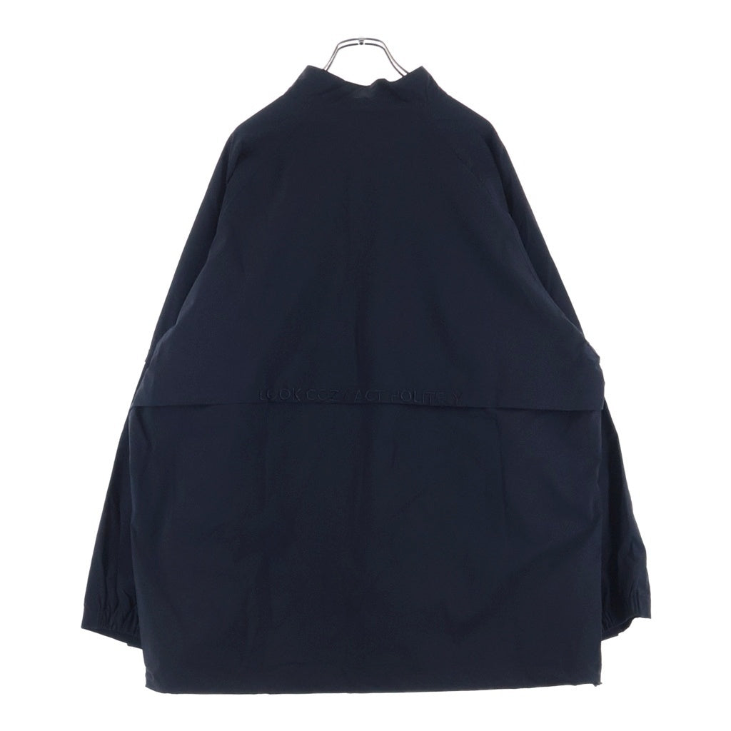NO BRAND(ノーブランド) Local Golf ローカルゴルフ Convertible Stretch Nylon JKT ロゴ刺繍 コンバーチブル ストレッチ ナイロン ハーフジップ プルオーバージャケット LG-054JK-24