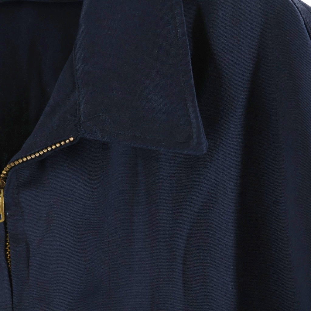 NO BRAND(ノーブランド) MR.2PLY Work Jacket レーヨン混 ギャバジン ワークジャケット ネイビー