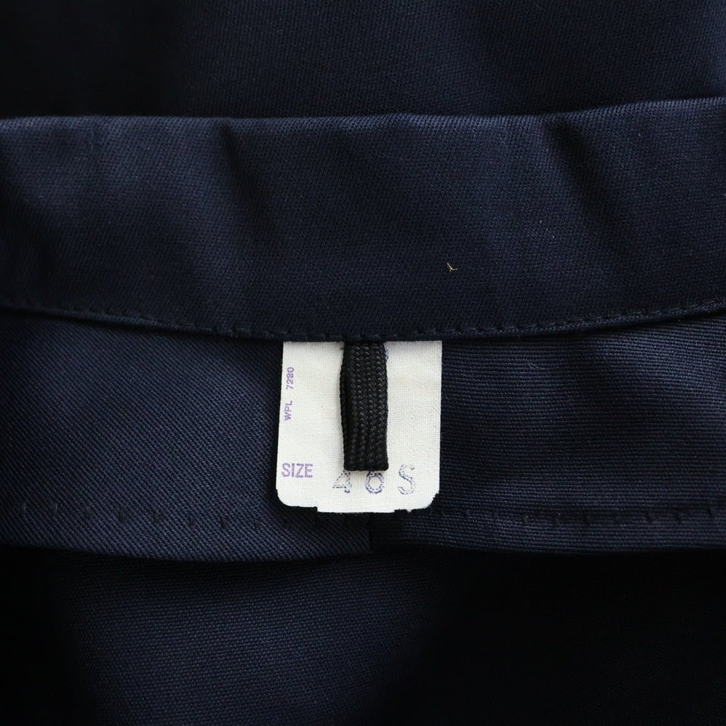 NO BRAND(ノーブランド) MR.2PLY Work Jacket レーヨン混 ギャバジン ワークジャケット ネイビー