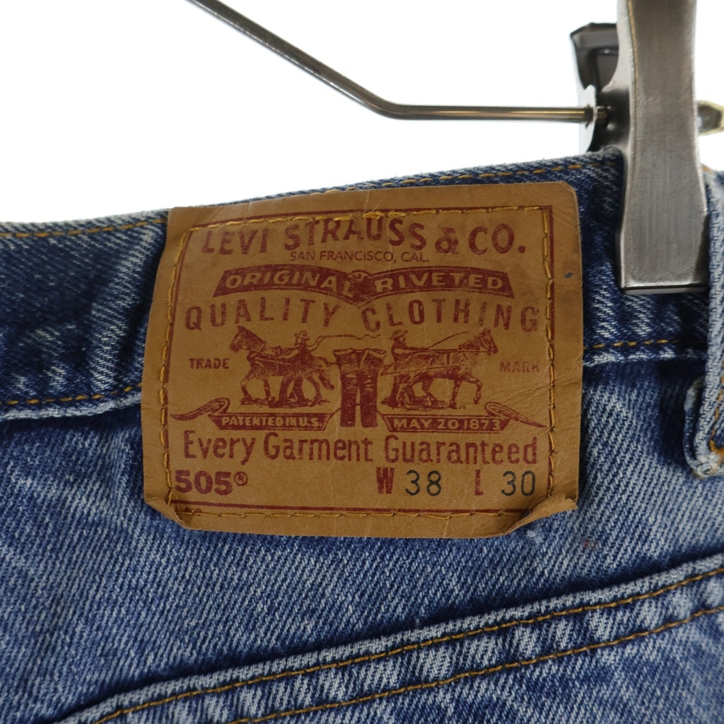 Levi's(リーバイス) 90s-00s 505 USA製 ボタン裏513 ジッパーフライ ストレートデニム インディゴ 505-0216