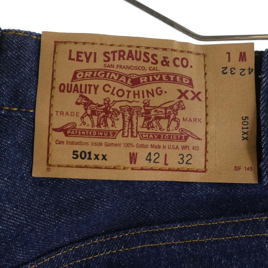 Levi's(リーバイス) 90s 501XX復刻 バレンシア製 ボタン裏555 デニムパンツ インディゴ 501 0000