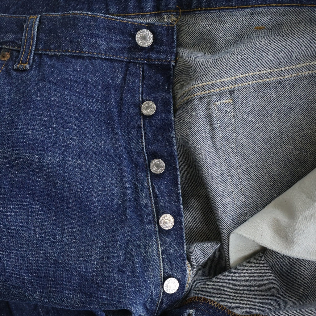Levi's(リーバイス) 80s VUNTAGE ボタン裏501 ボタンフライ ストレート デニムパンツ インディゴ 00501-0115