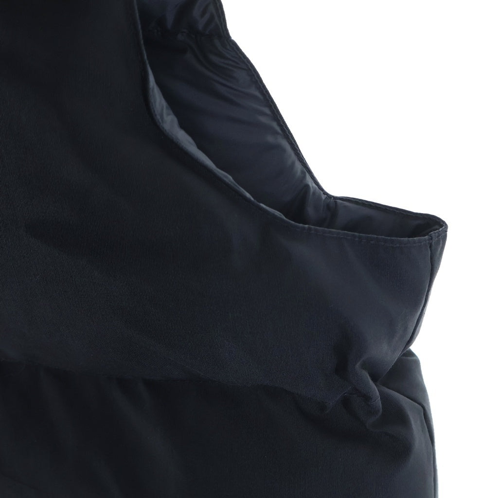 NO BRAND(ノーブランド) Crescent Down Works(クレセント ダウン ワークス) コットン ダウンべスト ブラック