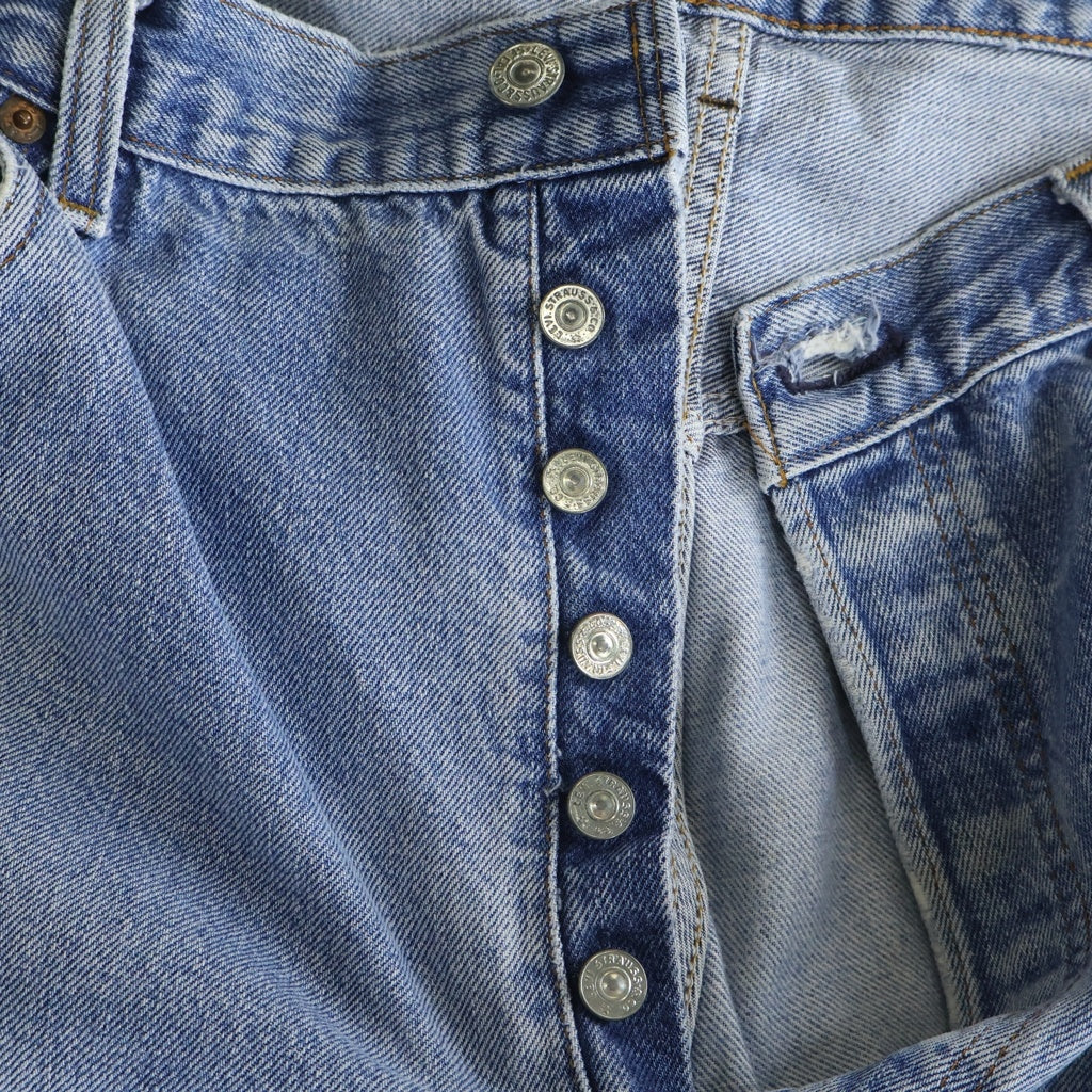 Levi's(リーバイス) 80s VINTAGE ボタン裏524 スモールe 赤耳 デニムパンツ インディゴ