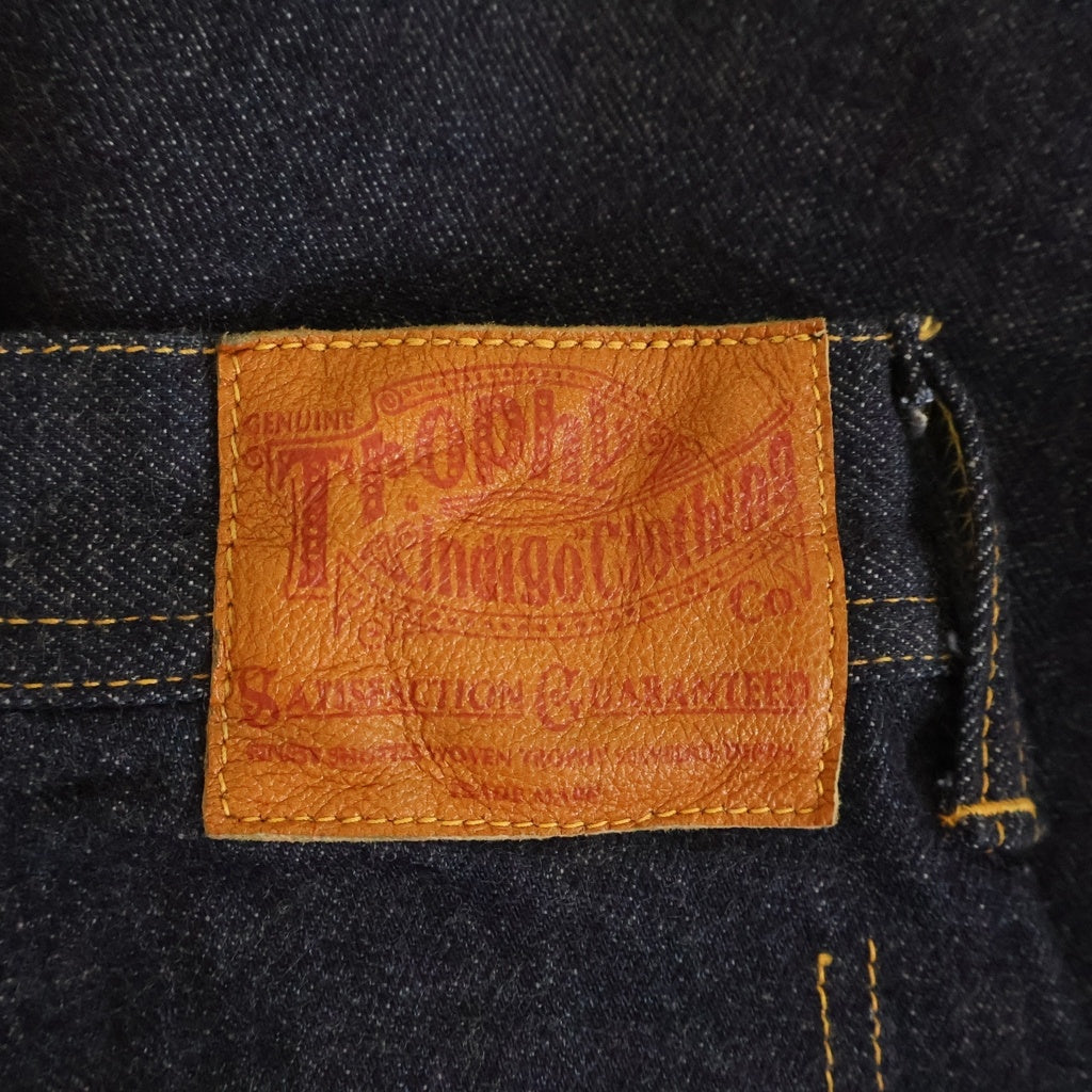 TROPHY CLOTHING(トロフィークロージング) 1504 Early Authentic Denim アーリーオーセンティック ワイドデニムパンツ インディゴ