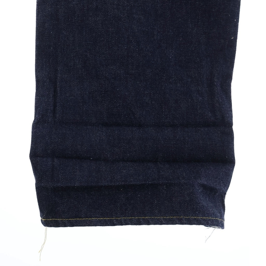 SUGAR CANE(シュガーケーン) 1946MODEL 07 13.5oz. BLUE DENIM WAIST OVERALLS 1946年モデル レザーパッチ 復刻 デニムパンツ インディゴ SC49007