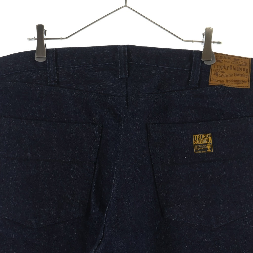 TROPHY CLOTHING(トロフィークロージング) 1706 W Knee Garage Denim Pants ダブルニー ガレージ デニム ワークパンツ インディゴ