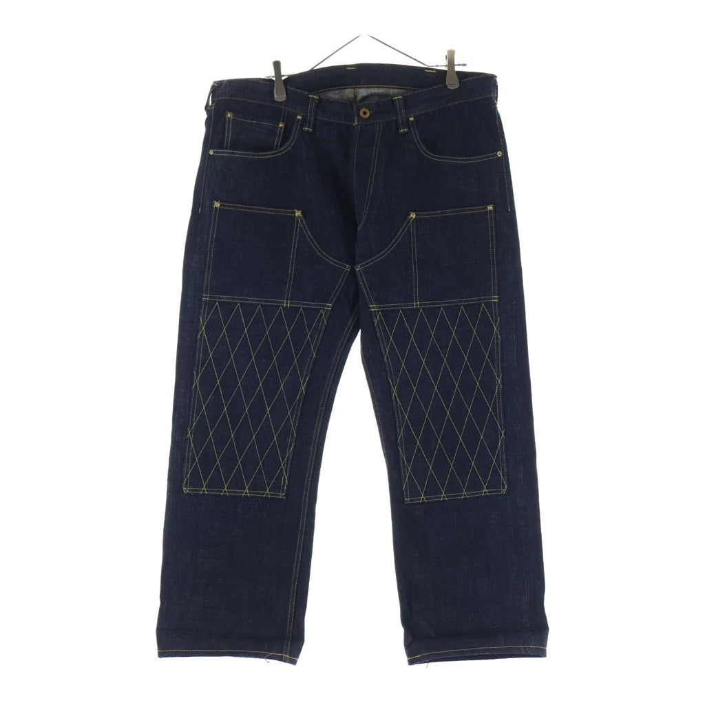 TROPHY CLOTHING(トロフィークロージング) W Knee Standard Dirt Denim 1606 ダブルニー スタンダード ダートデニム ワークパンツ インディゴ