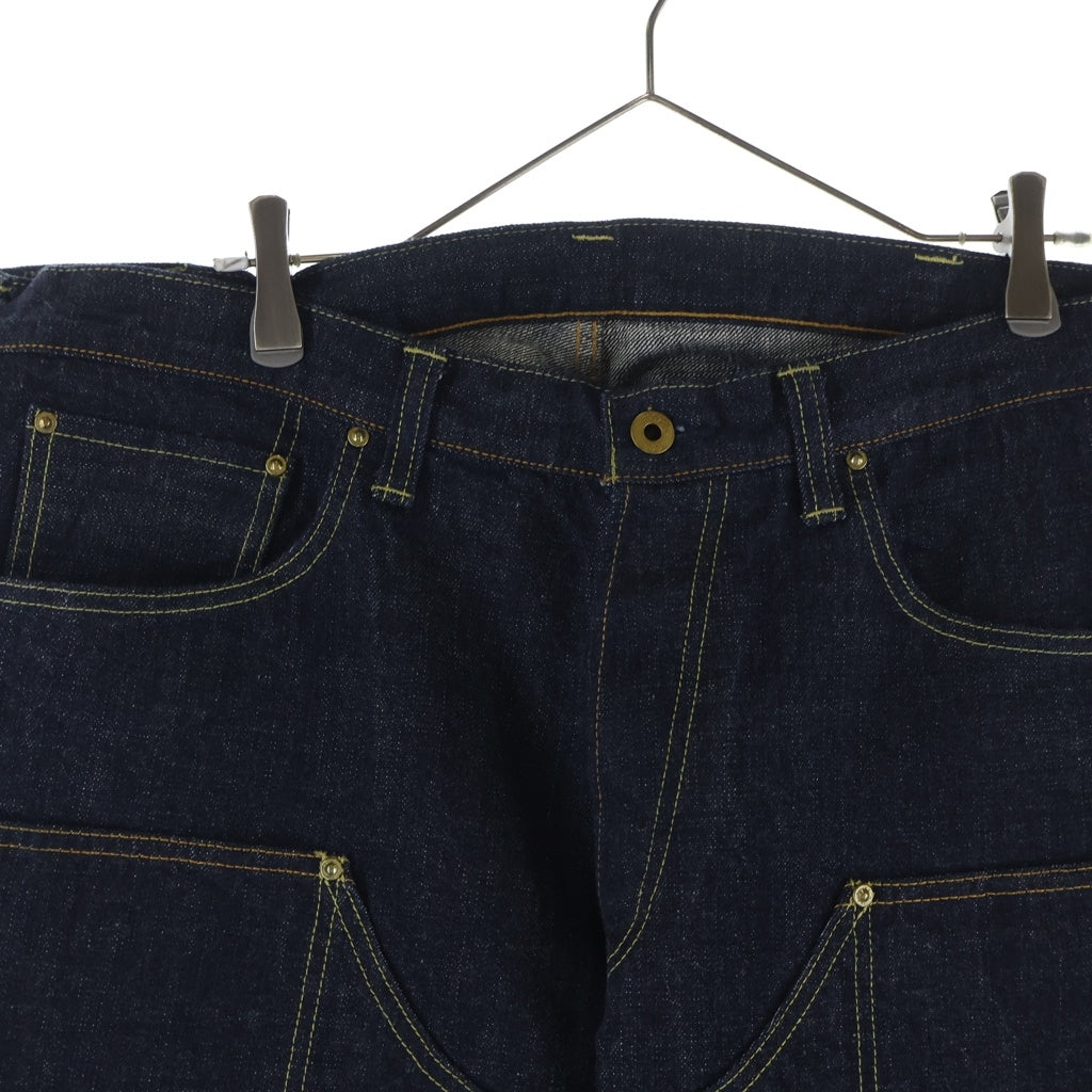 TROPHY CLOTHING(トロフィークロージング) W Knee Standard Dirt Denim 1606 ダブルニー スタンダード ダートデニム ワークパンツ インディゴ