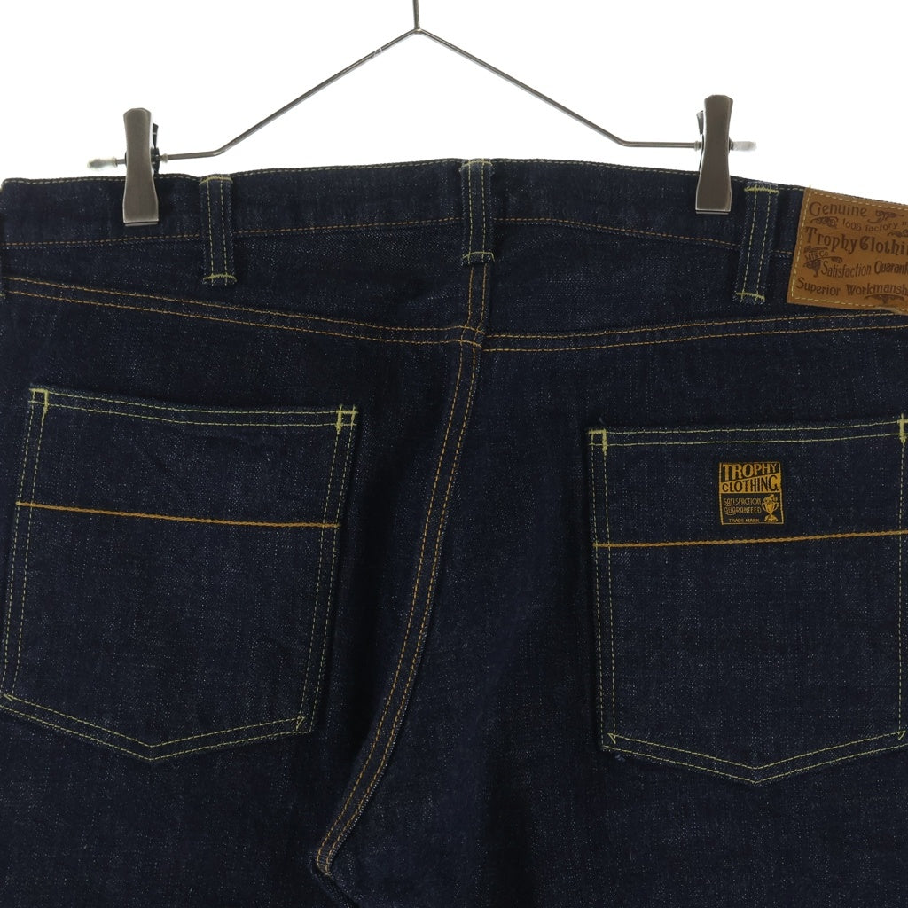 TROPHY CLOTHING(トロフィークロージング) W Knee Standard Dirt Denim 1606 ダブルニー スタンダード ダートデニム ワークパンツ インディゴ