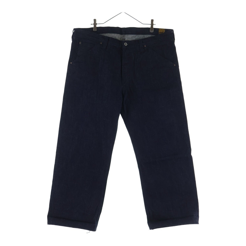 TROPHY CLOTHING(トロフィークロージング) 1605 Standard Dirt Denim スタンダード ダート ボタンフライ ストレートデニムパンツ インディゴ