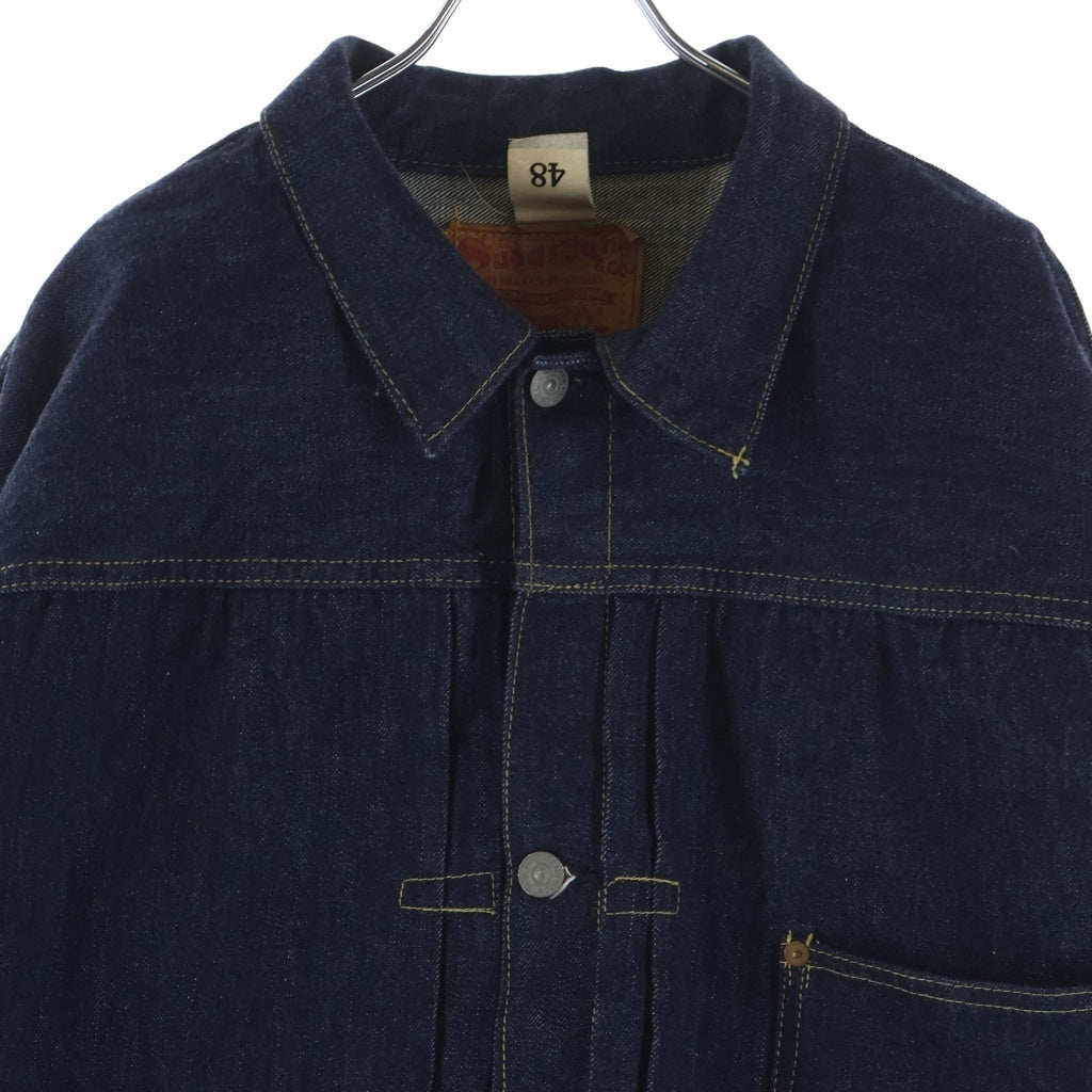 SUGAR CANE(シュガーケーン) 13.5oz. BLUE DENIM BLOUSE 1946 MODEL T-BACK 大戦モデル復刻 1st デニムジャケット インディゴ SC19007T