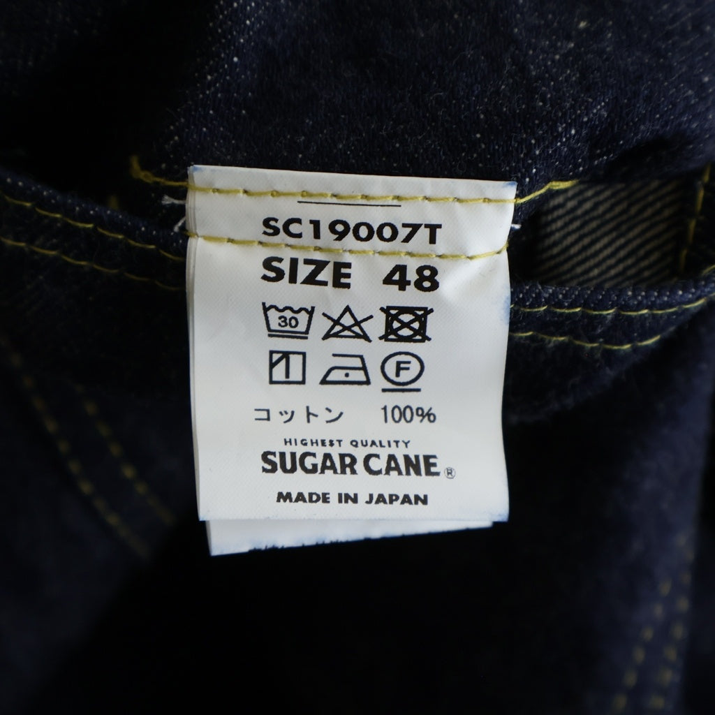 SUGAR CANE(シュガーケーン) 13.5oz. BLUE DENIM BLOUSE 1946 MODEL T-BACK 大戦モデル復刻 1st デニムジャケット インディゴ SC19007T