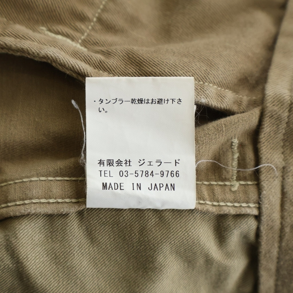 JELADO(ジェラード) Khaki Last Resort Chino Cloth Stencil カーキ ラストリゾート チノクロス ステンシル チノパンツ ベージュ AG94341B