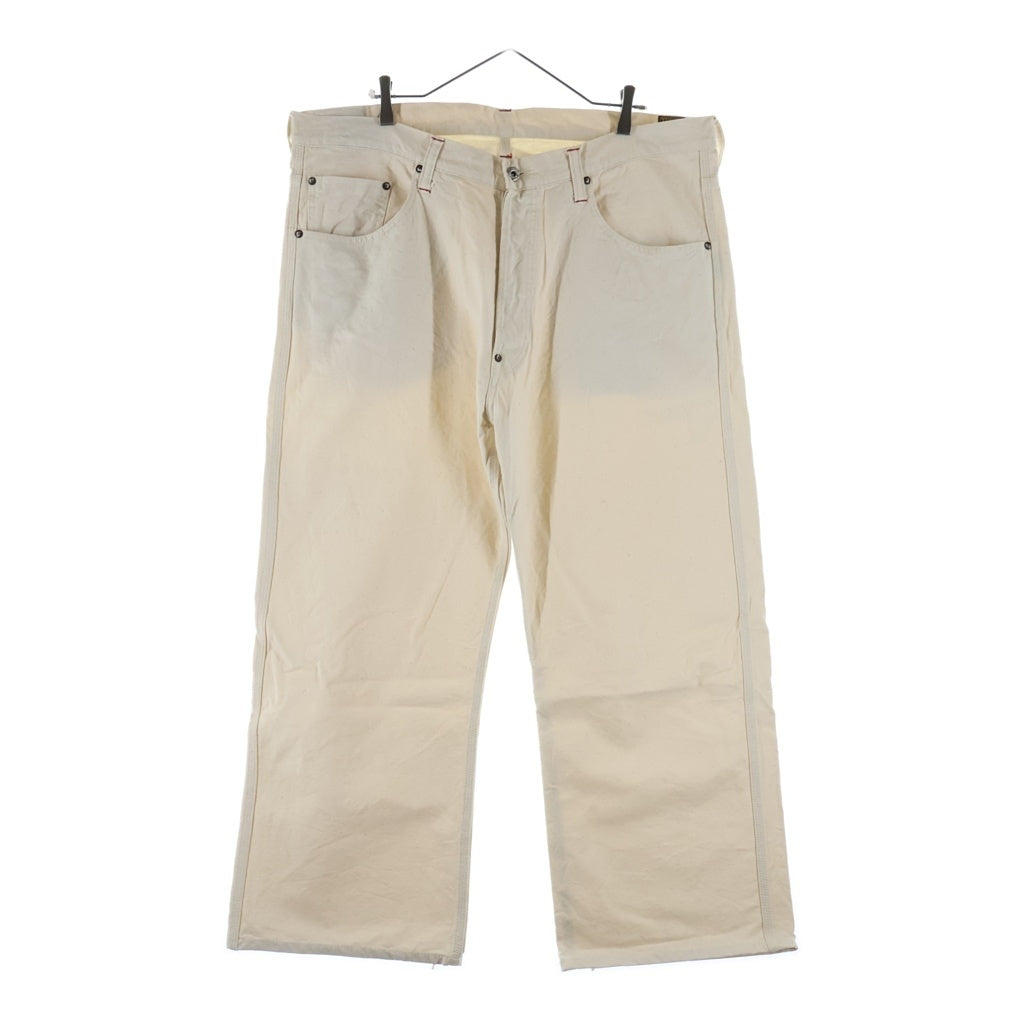 TROPHY CLOTHING トロフィークロージング 1804N Naturally Duck Pants ナチュラルダック地 チノパンツ ワークパンツ ホワイト TROPHY CLOTHING(トロフィークロージング) 1804N Naturally Duck Pants