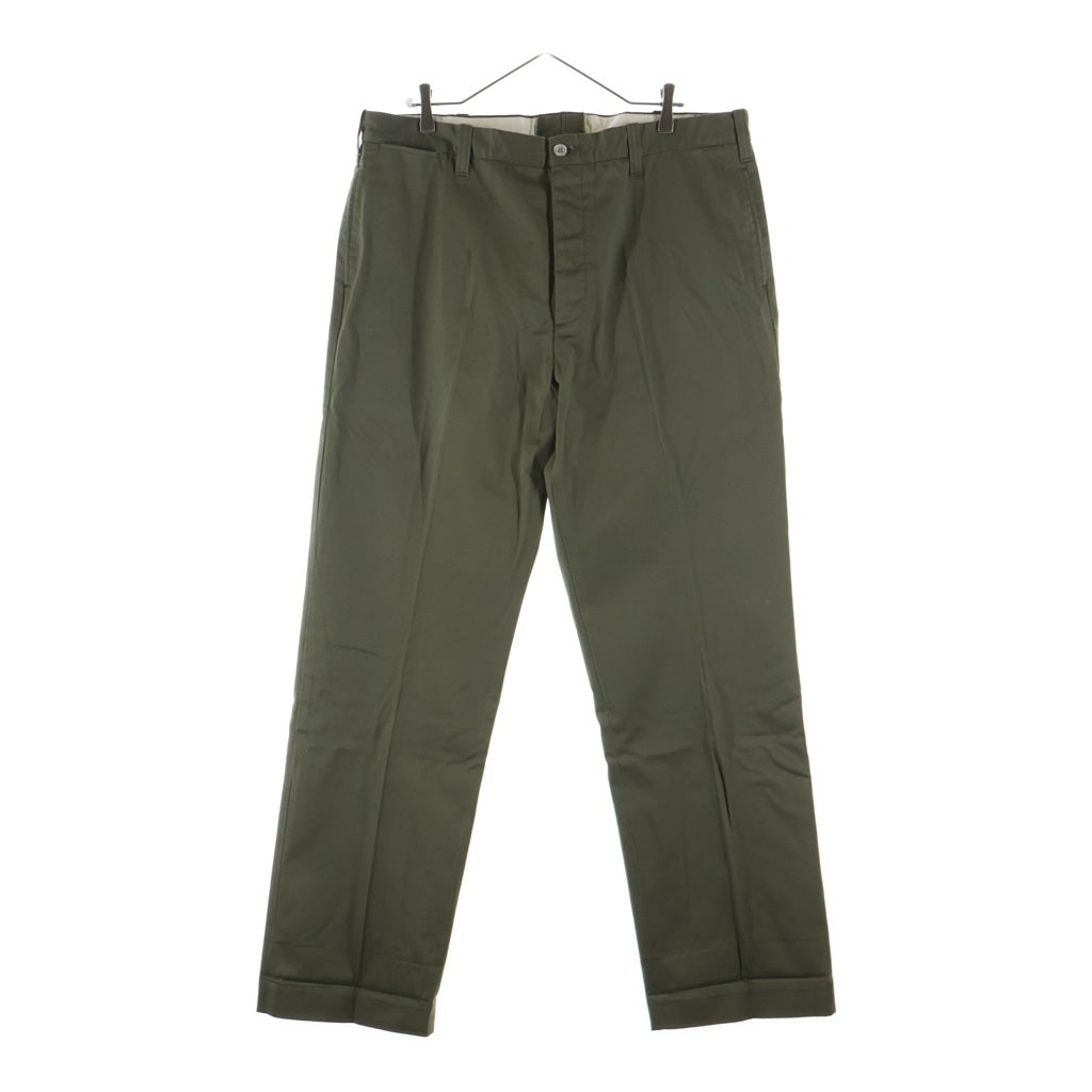 TROPHY CLOTHING(トロフィークロージング) CIVILLIAN TROUSERS シビリアントラウザース チノパンツ カーキ TR401-80X