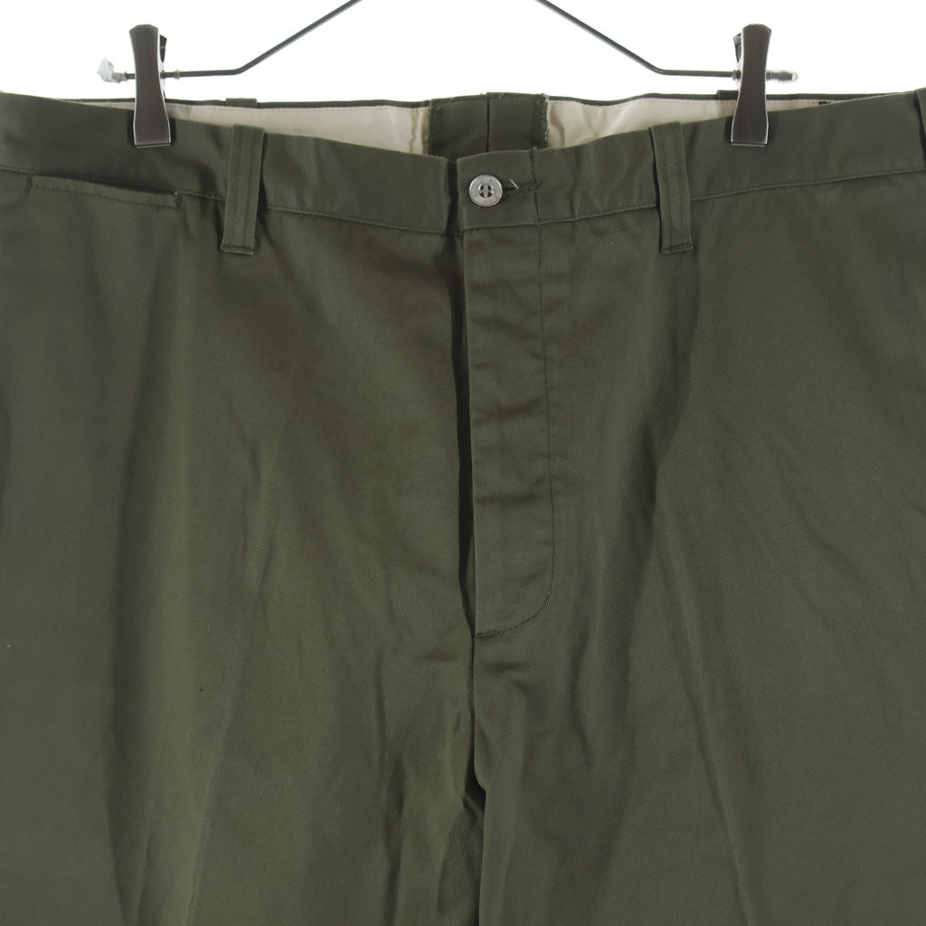 TROPHY CLOTHING(トロフィークロージング) CIVILLIAN TROUSERS シビリアントラウザース チノパンツ カーキ TR401-80X