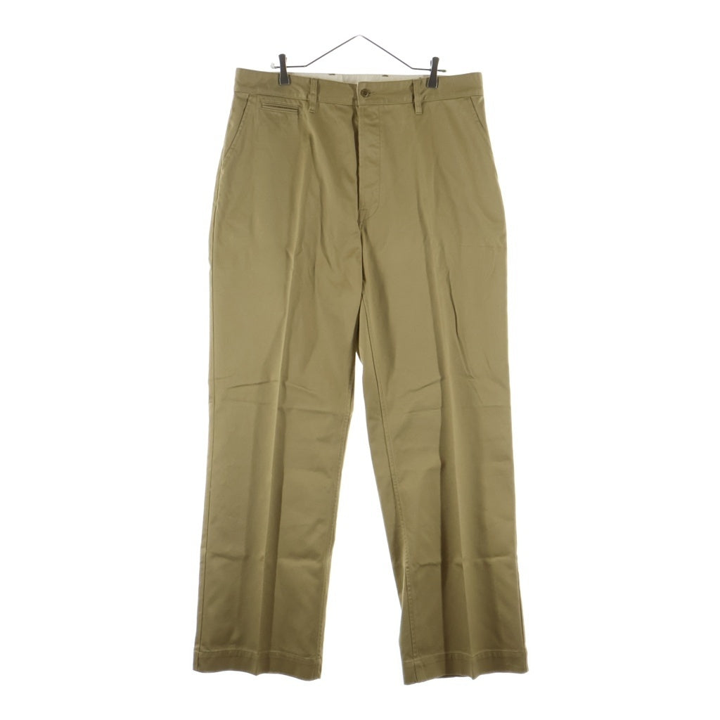 TROPHY CLOTHING(トロフィークロージング) 40 CIVILIAN TROUSERS シビリアントラウザース チノパンツ ベージュ TR-CP01