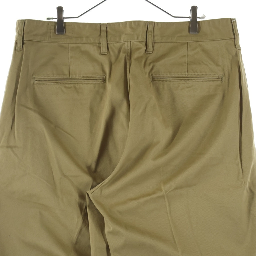 TROPHY CLOTHING(トロフィークロージング) 40 CIVILIAN TROUSERS シビリアントラウザース チノパンツ ベージュ TR-CP01