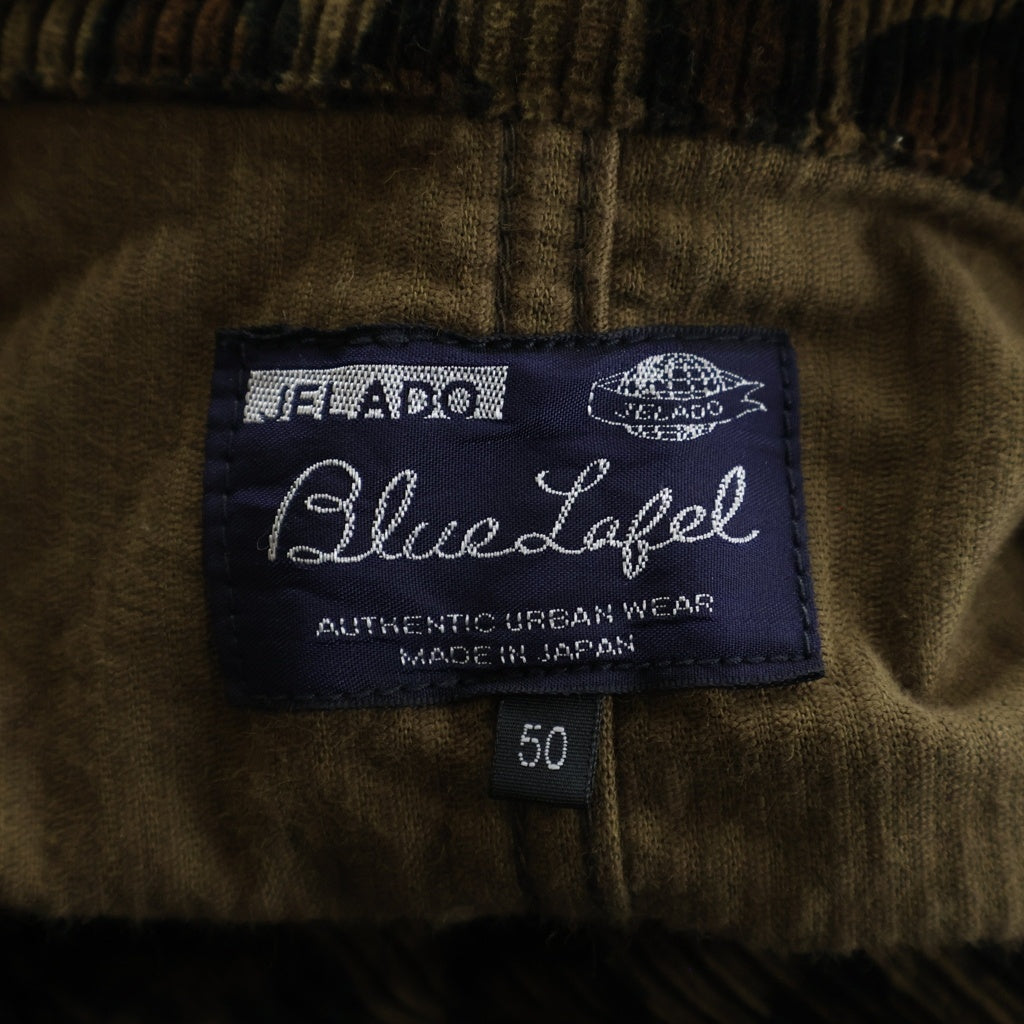 JELADO(ジェラード) Grasse グラース レオパード コーデュロイ フレンチチャイナジャケット ブラウン BL02433