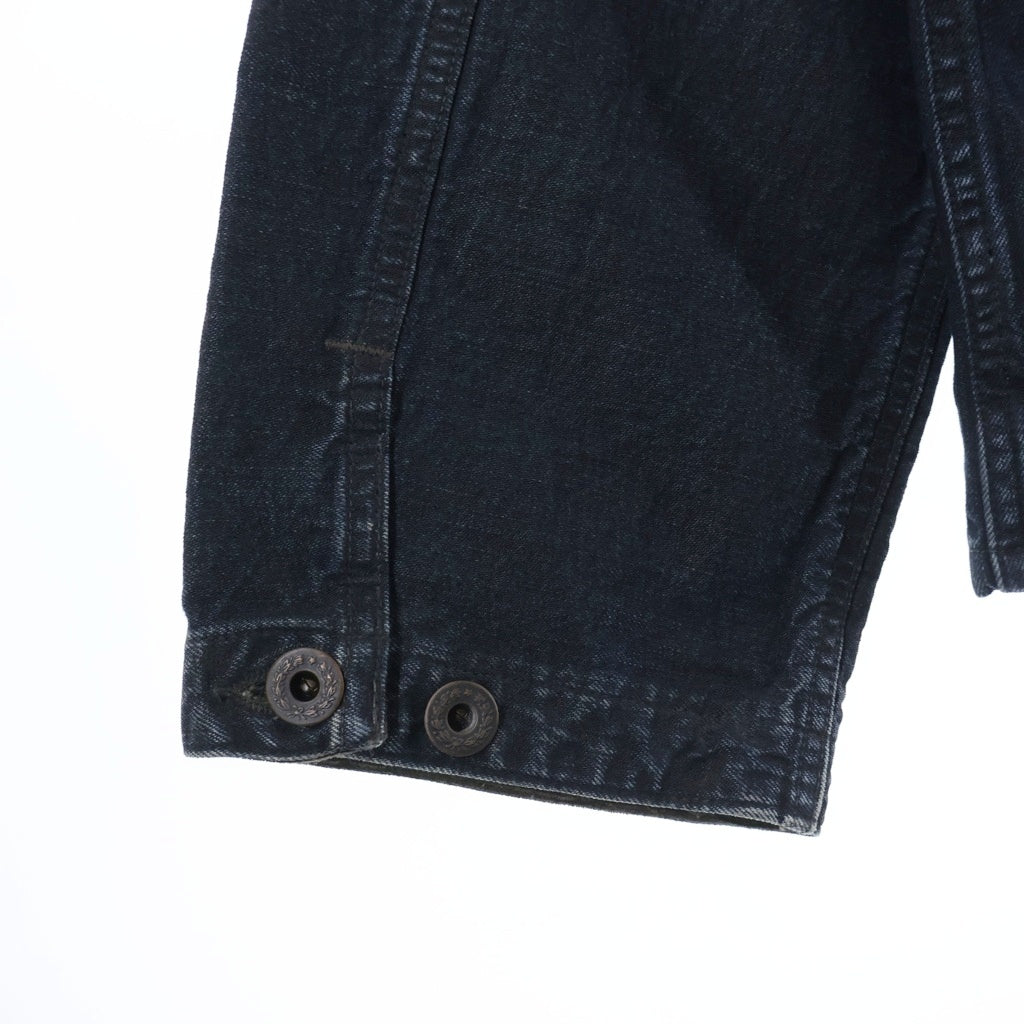 RRL(ダブルアールエル) Corduroy Trim Indigo Denim Shirt Jacket コーデュロイトリム デニム カバーオール ワークジャケット インディゴ