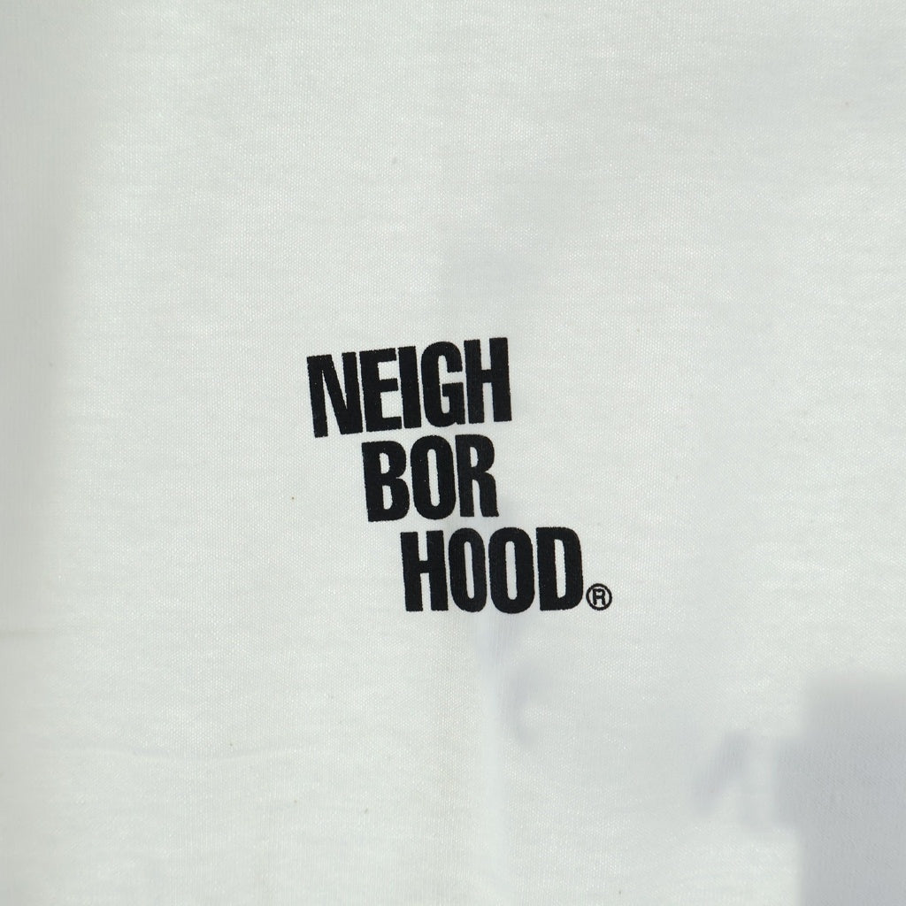 WIND AND SEA(ウィンダンシー) 21SS ×NEIGHBORHOOD NHWDS-3/C-TEE.SS ネイバーフッド ロゴプリント 半袖Tシャツ カットソー ホワイト 211ELWSN-STM03S