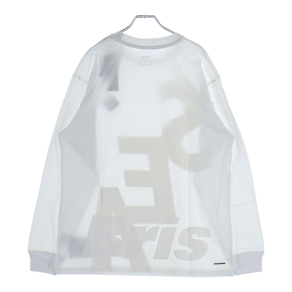 F.C.R.B.(エフシーアールビー) ×WIND AND SEA EMBLEM LOGO TEE ウィンダーシー クルーネック 長袖Tシャツ カットソー ホワイト FCRB-220154