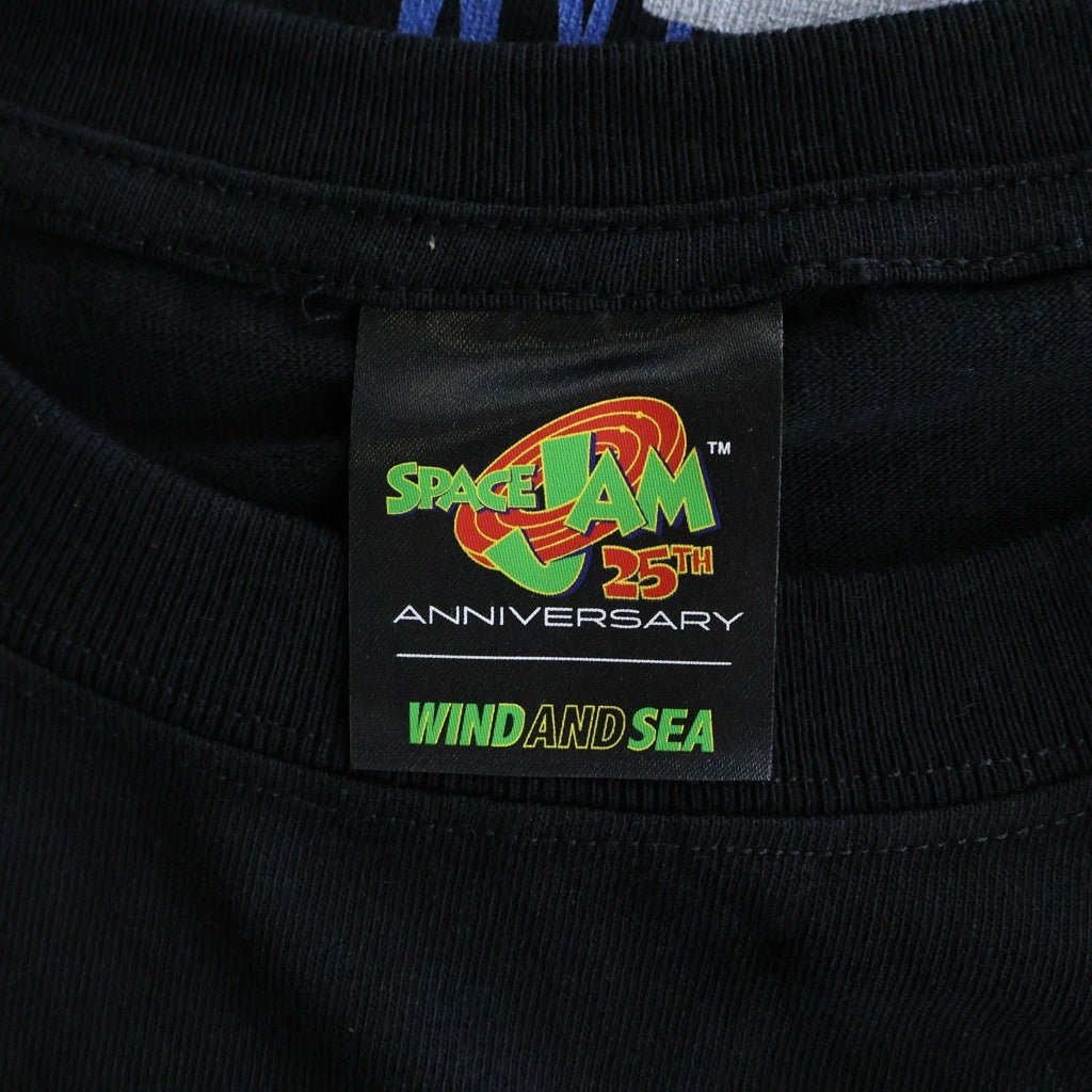 WIND AND SEA(ウィンダンシー) 22SS ×スペース ジャム 25周年記念 バグ バニー シー クルーネック 半袖Tシャツ WDS-SPJ-06