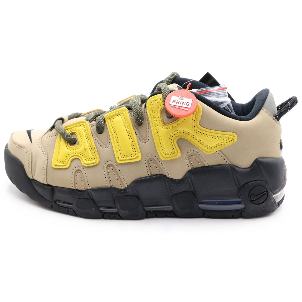 NIKE(ナイキ) ×AMBUSH AIR MORE UPTEMPO LOW VIVID SULFUR AND LIMESTONE アンブッシュ エアモアアップテンポ ハイカットスニーカー ベージュ US11/29cm FB1299-200