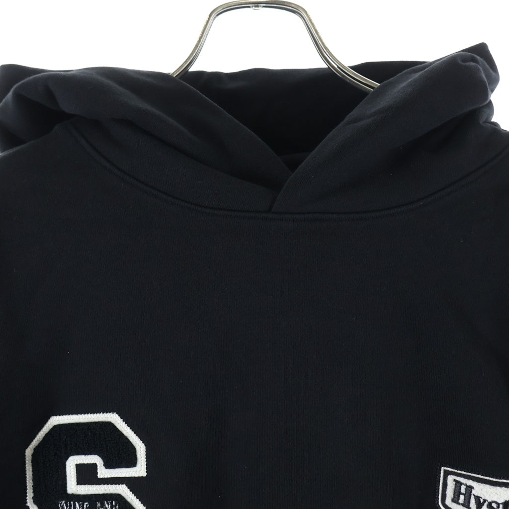 WIND AND SEA(ウィンダンシー) 23AW ×HYSTERIC GLAMOUR ヒステリックグラマー スウェット プルオーバーパーカー ブラック WDS-C-HYS-23-AP-Q1-15