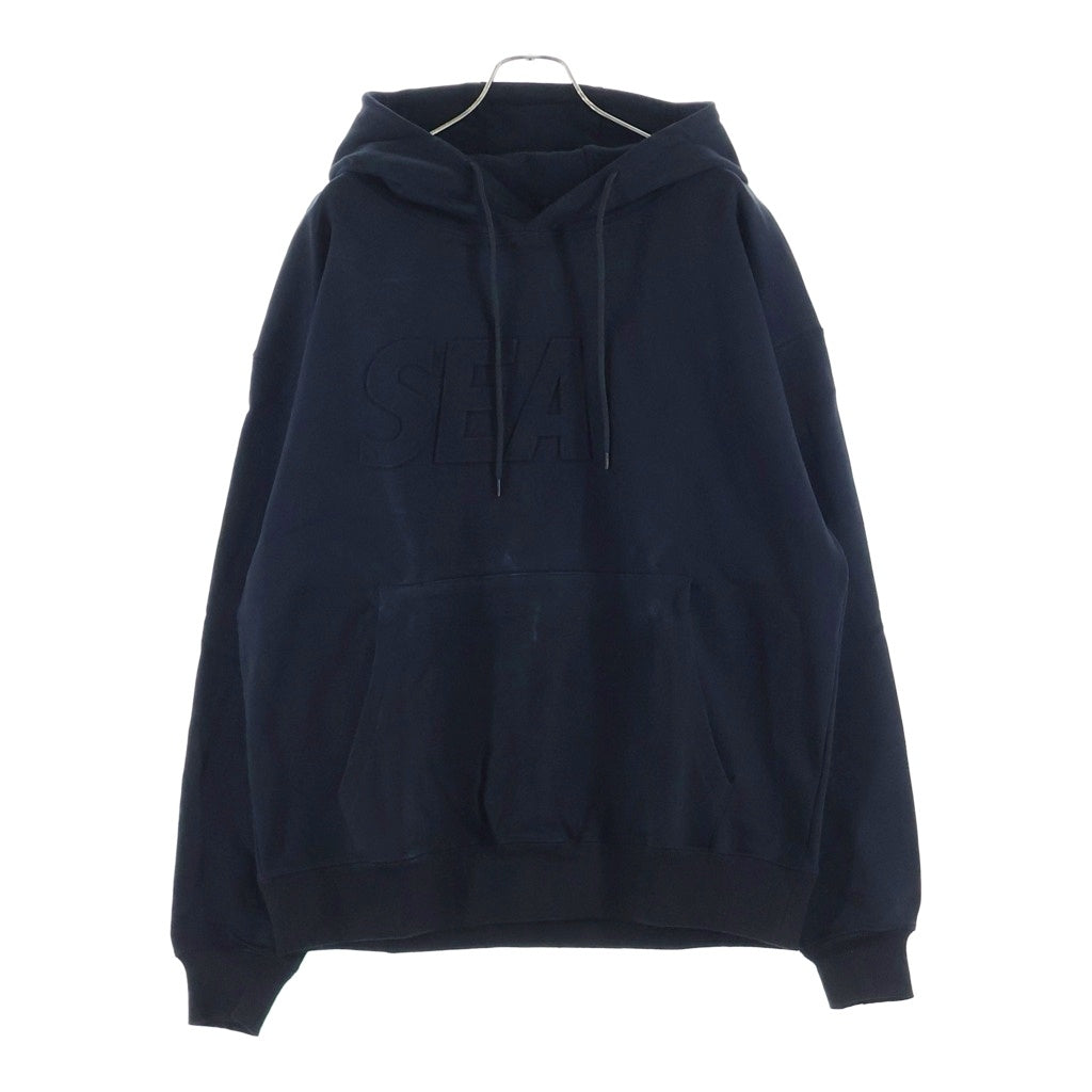 WIND AND SEA(ウィンダンシー) 21AW ロゴプリントクルーネックスウェットトレーナー ブラック WDS-10TH-CS-04