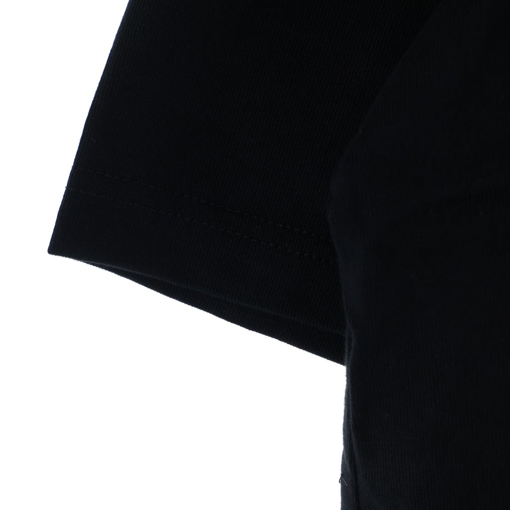 GOD SELECTION XXX(ゴッドセレクショントリプルエックス) 23SS ×FRAGMENT DESIGN フラグメントデザイン ロゴプリントクルーネック半袖Tシャツカットソー ブラック GX-S23-FST-02