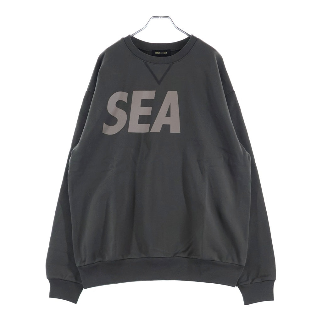 WIND AND SEA（ウィンダンシー） 23AW ロゴプリント クルーネック