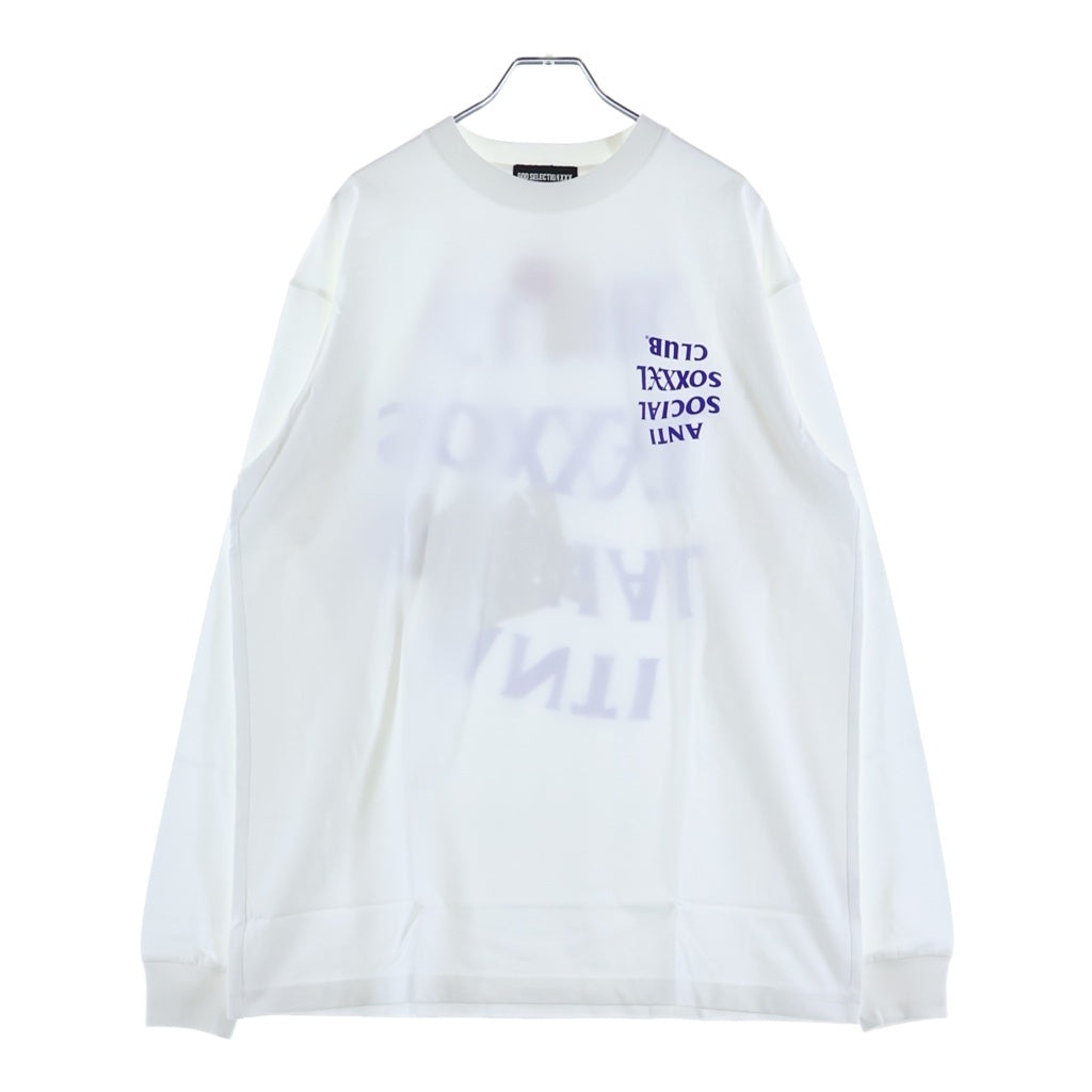 GOD SELECTION XXX(ゴッドセレクショントリプルエックス) 21SS ×アンチソーシャル ソーシャルクラブ プリント 長袖Tシャツ GX-S21-ASLT-01