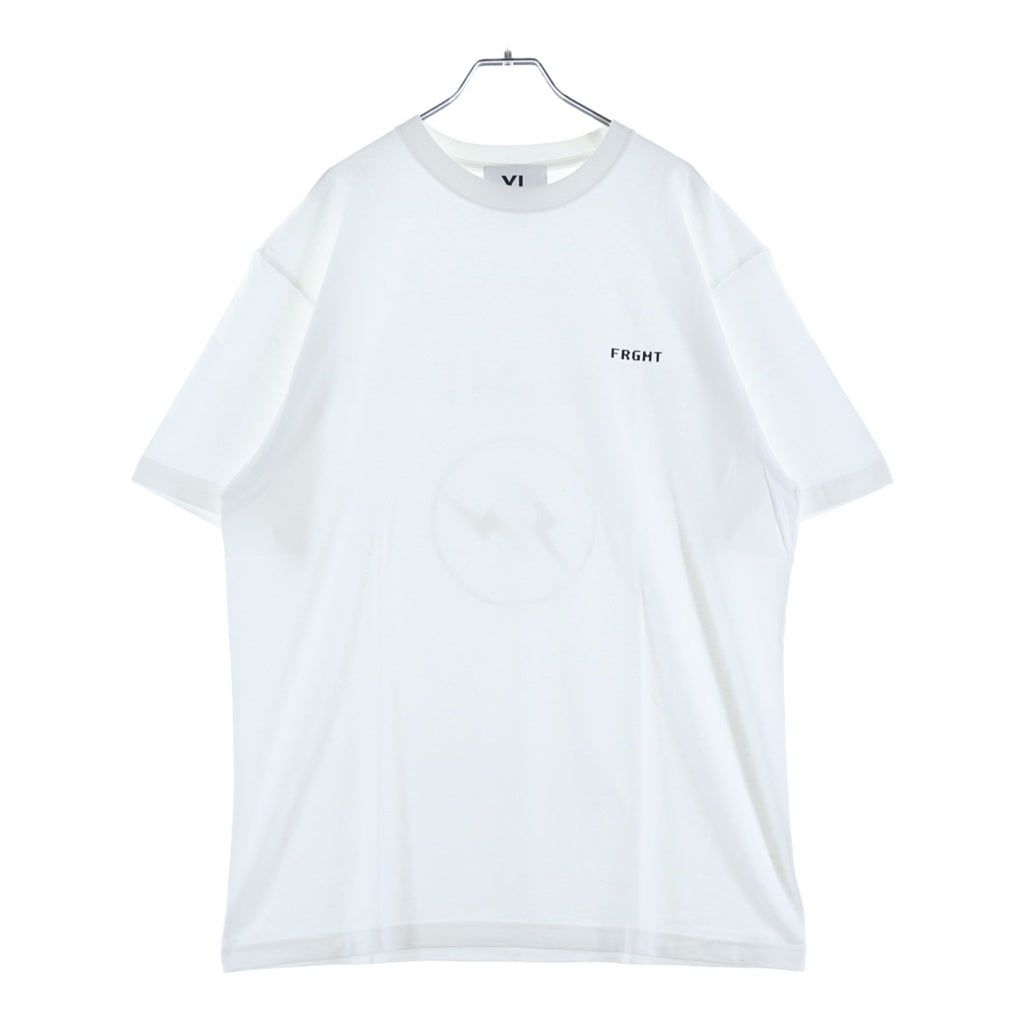FRAGMENT DESIGN(フラグメントデザイン) ロゴプリントクルーネック半袖Tシャツカットソー ホワイト