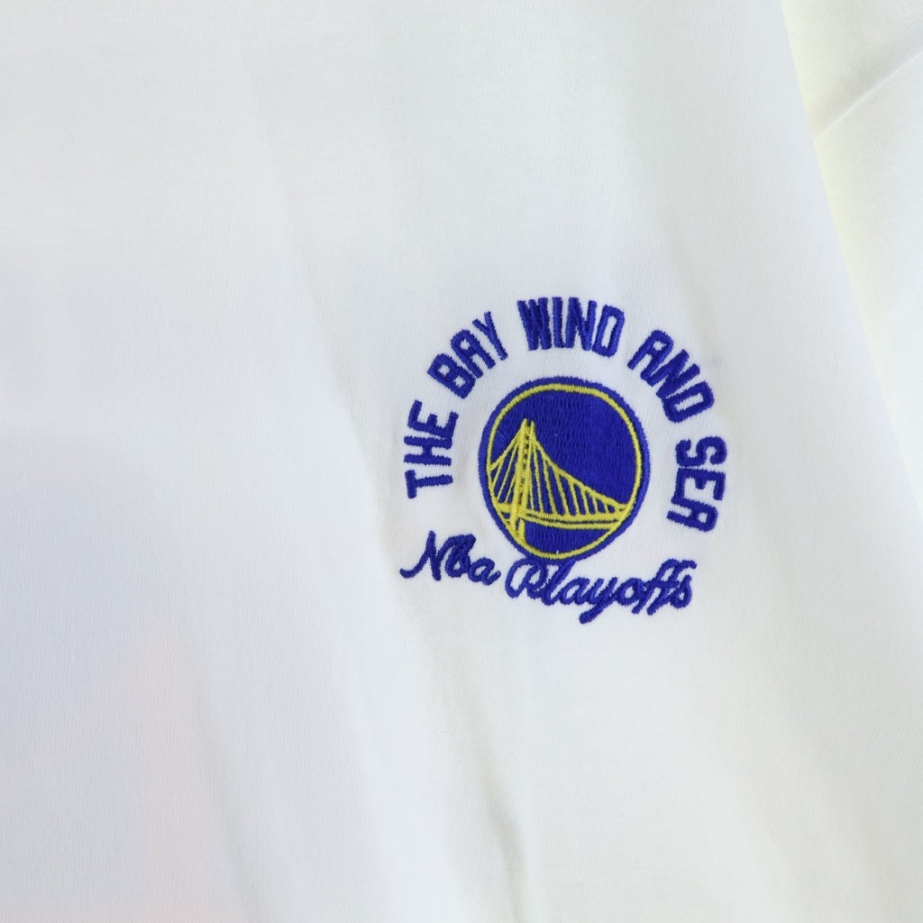 WIND AND SEA(ウィンダンシー) ×NBA PLAYOFFS TEE プレイオフ クルーネック半袖Tシャツカットソー ホワイト WDS-C-NBAPO-23-Q4-01