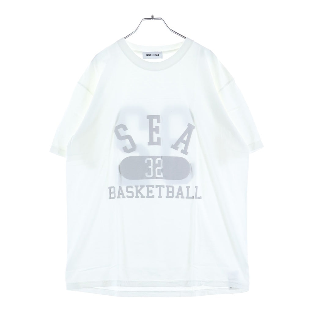 WIND AND SEA(ウィンダンシー) パフプリントクルーネック半袖Tシャツカットソー ホワイト WDS-LT80-18