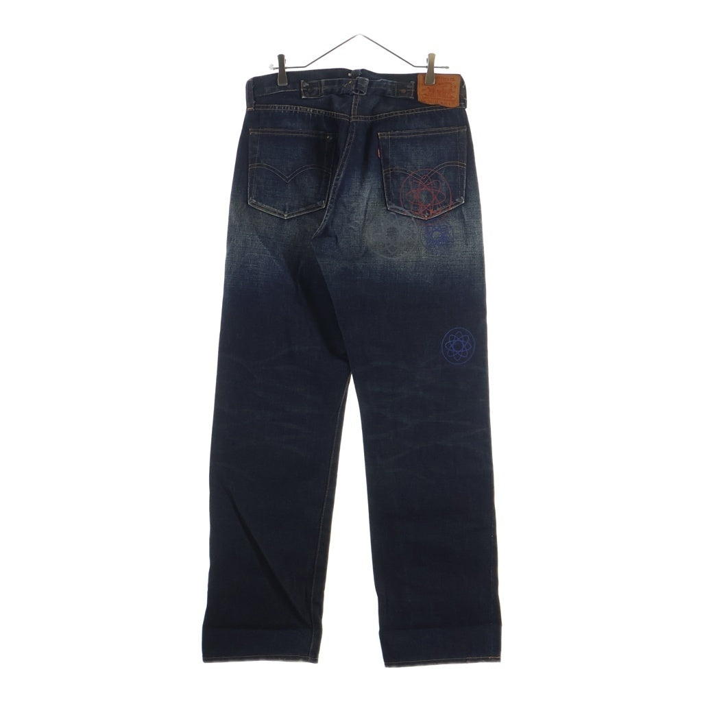 Levi's(リーバイス) ×FUTURA LABORATORIES 別注 501XX フューチュラ ペイント加工 ストレート デニムパンツ インディゴ