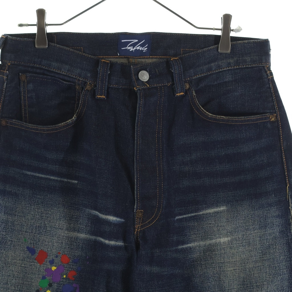 Levi's(リーバイス) ×FUTURA LABORATORIES 別注 501XX フューチュラ ペイント加工 ストレート デニムパンツ インディゴ