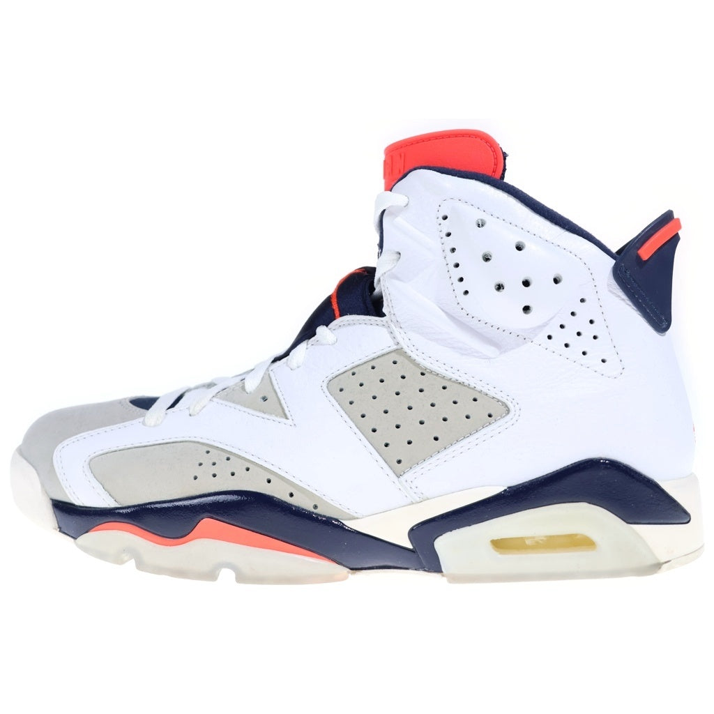 NIKE(ナイキ) AIR JORDAN 6 RETRO TINKER 384664-104 エアジョーダン6 レトロ ティンカー ハイカットスニーカー ホワイト/グレー US10.5/28.5cm