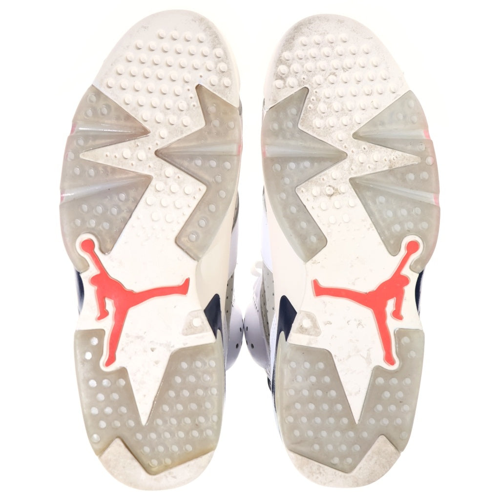 NIKE(ナイキ) AIR JORDAN 6 RETRO TINKER 384664-104 エアジョーダン6 レトロ ティンカー ハイカットスニーカー ホワイト/グレー US10.5/28.5cm