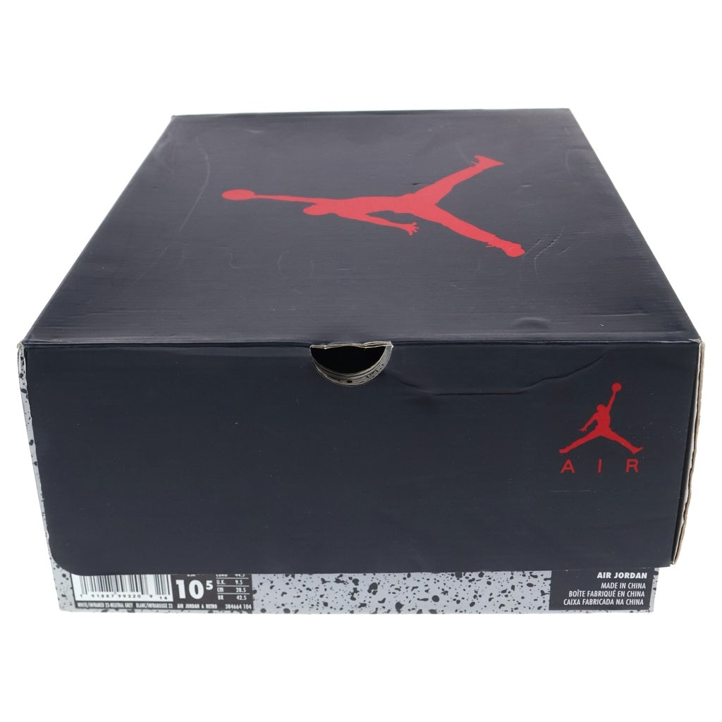 NIKE(ナイキ) AIR JORDAN 6 RETRO TINKER 384664-104 エアジョーダン6 レトロ ティンカー ハイカットスニーカー ホワイト/グレー US10.5/28.5cm