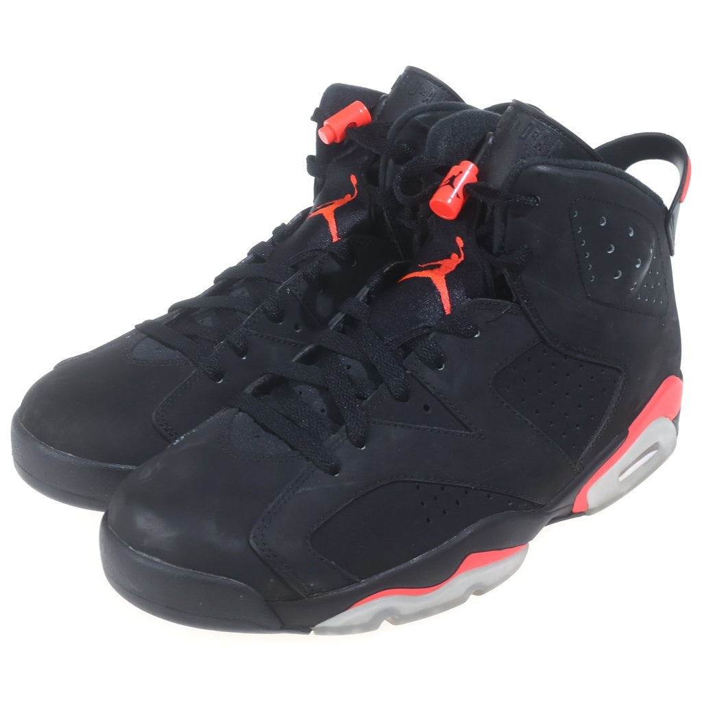 NIKE(ナイキ) 【観賞用 2014年製】 AIR JORDAN 6 RETRO INFRARED BLACK エアジョーダン6 レトロ インフラレッドブラック ハイカットスニーカー US10.5/28.5cm 384664-023