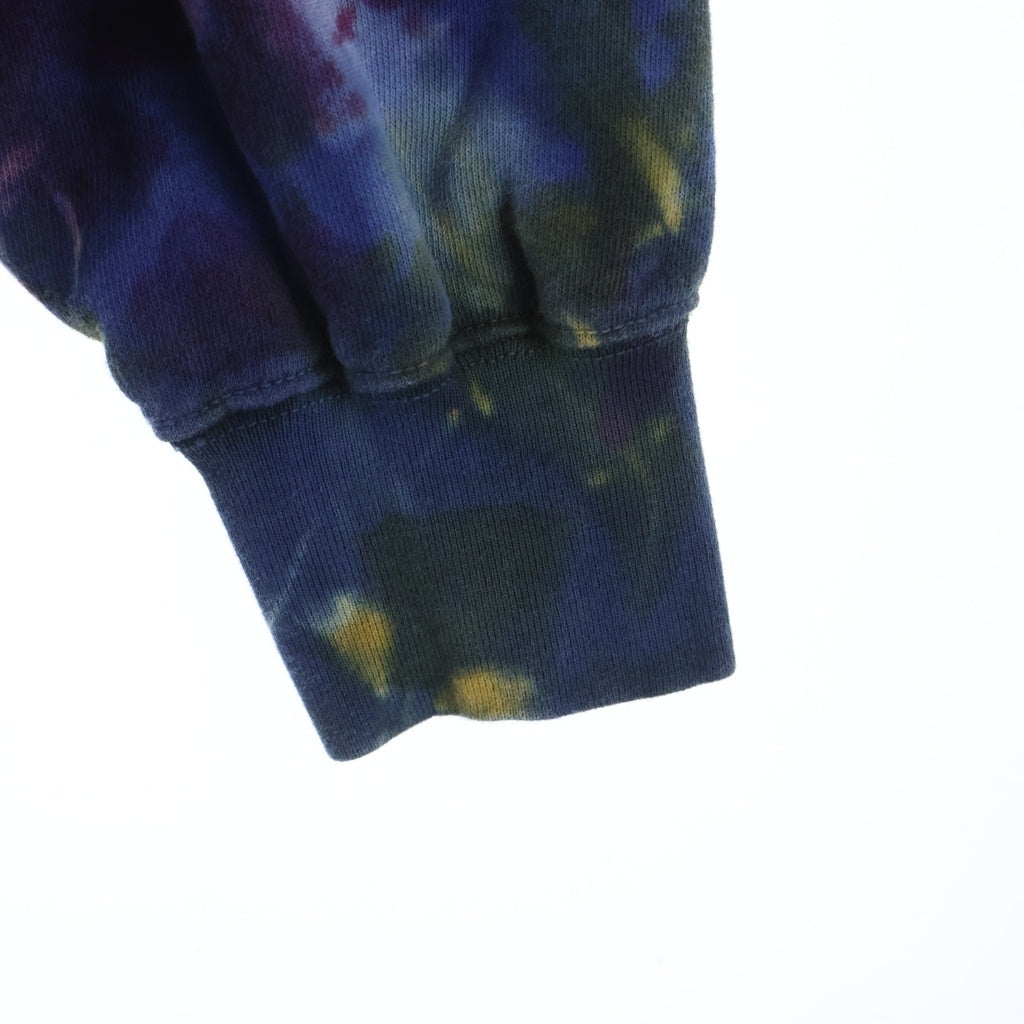 SUPREME(シュプリーム) 24SS Overdyed Small Box Zip Up Hooded Sweatshirt オーバーダイ スモールボックス ジップアップ パーカー フーディー スウェット パープル
