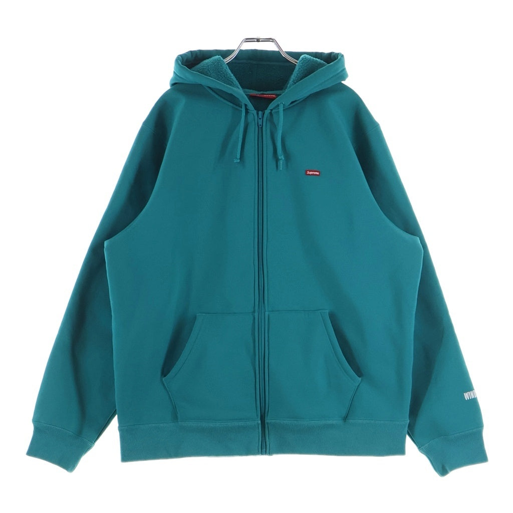 SUPREME(シュプリーム) 21AW WINDSTOPPER Zip Up Hooded Sweatshirt ウィンドストッパー ジップアップスウェットパーカー フーディー グリーン