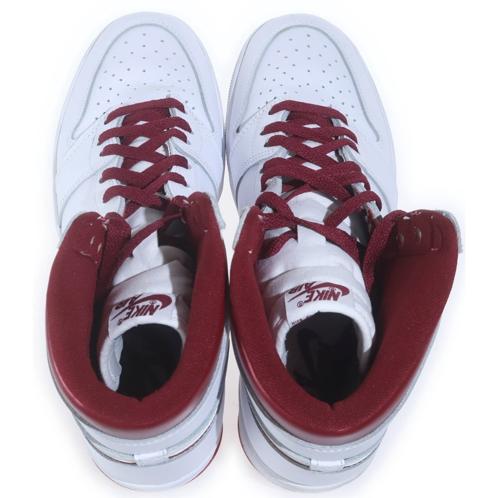 NIKE(ナイキ) AIR JORDAN 1 HIGH '85 METALLIC BURGUNDY BQ4422-161 エアジョーダン1 メタリックバーガンディ ハイカットスニーカー ホワイト/レッド US11.5/29.5cm