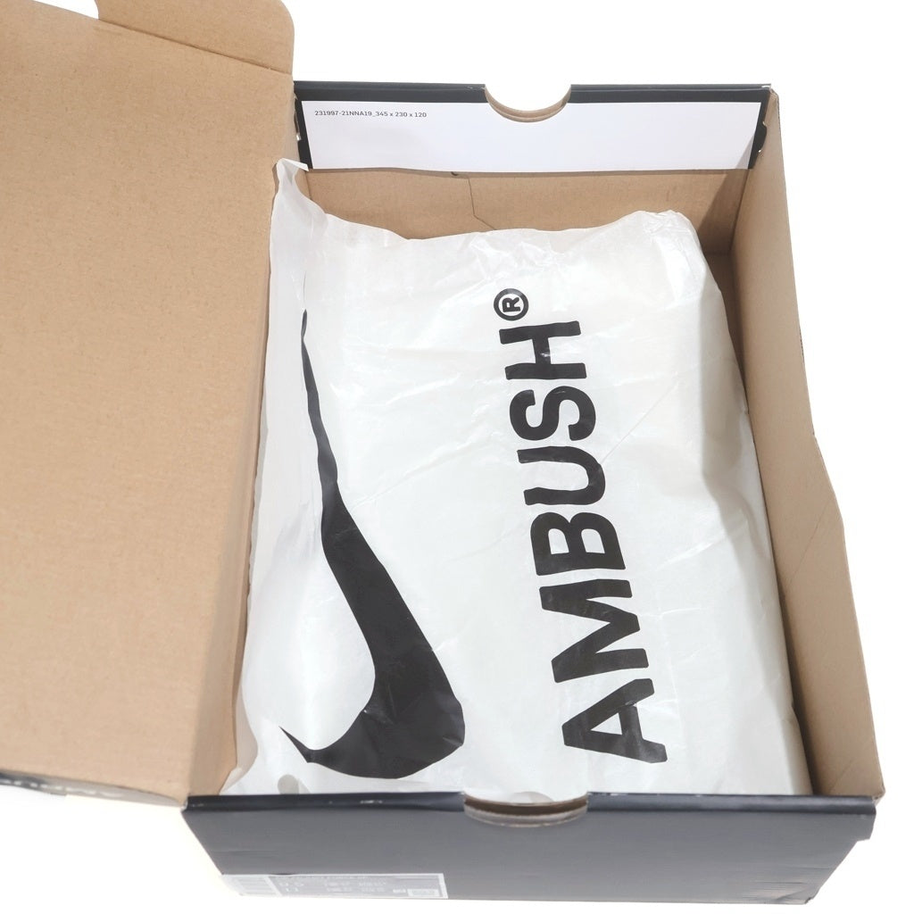 NIKE(ナイキ) ×AMBUSH AIR ADJUST FORCE DM8465-100 アンブッシュ エアアジャストフォース ローカットスニーカー ブラック/ホワイト US9.5/27.5cm