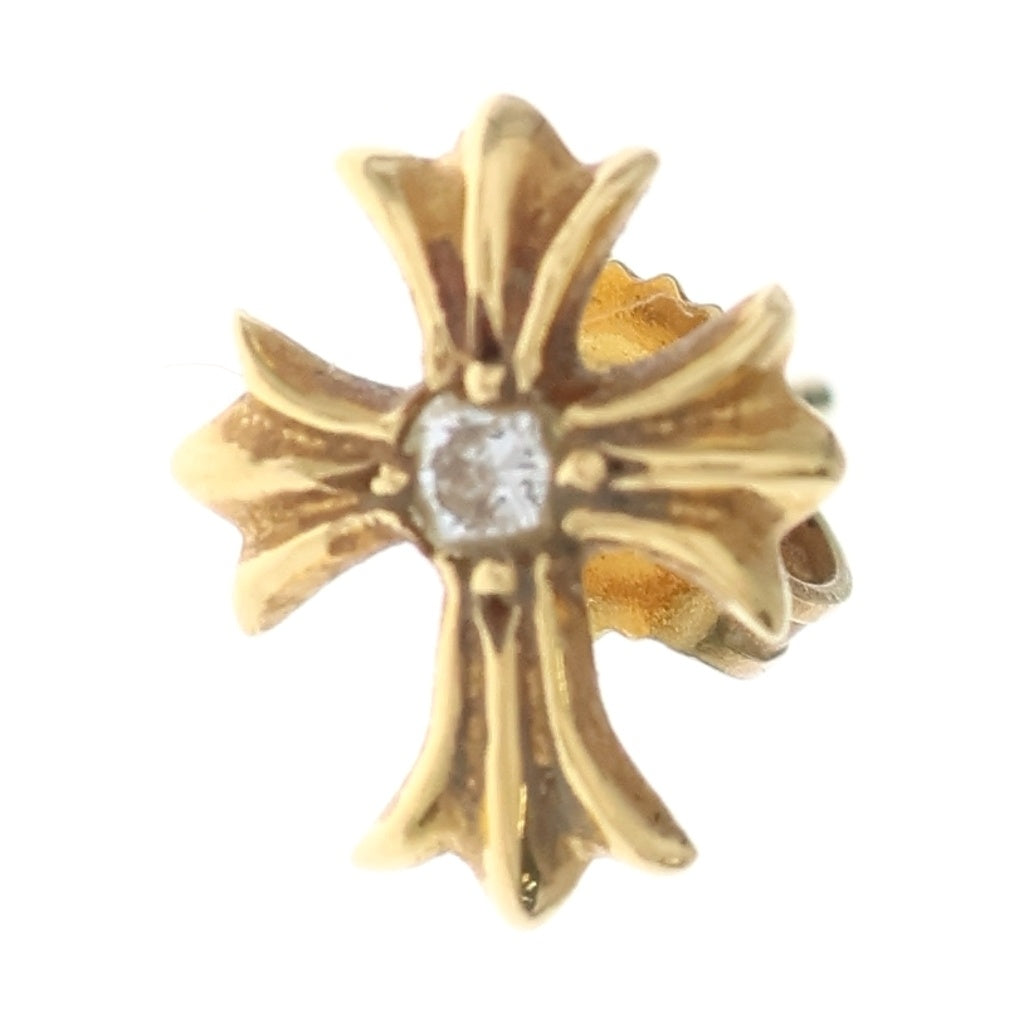 CHROME HEARTS(クロムハーツ) 22K No2 CH PLS 1DIA CHプラス スタッドピアス 1ダイヤ ゴールド BCA021